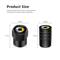 4Pcs For Smart Fortwo Forfour Forjeremy Forvision 451 453 Car Wheel Tire Valve Caps Stem Case Covers auto Accessories styling