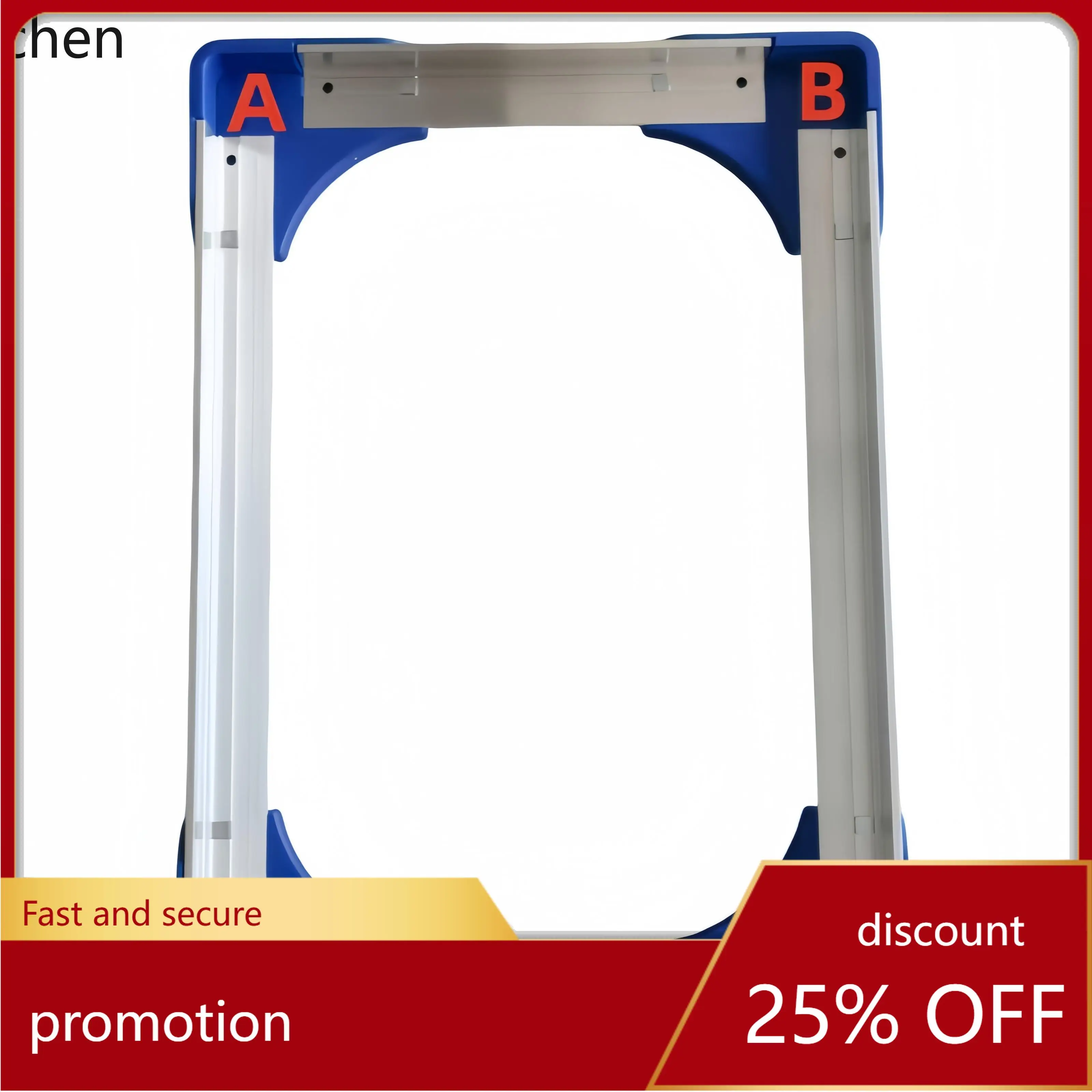 ZML Aluminum Alloy Trolley Logistics Turnover Cart Handcart Four-Wheel Trailer