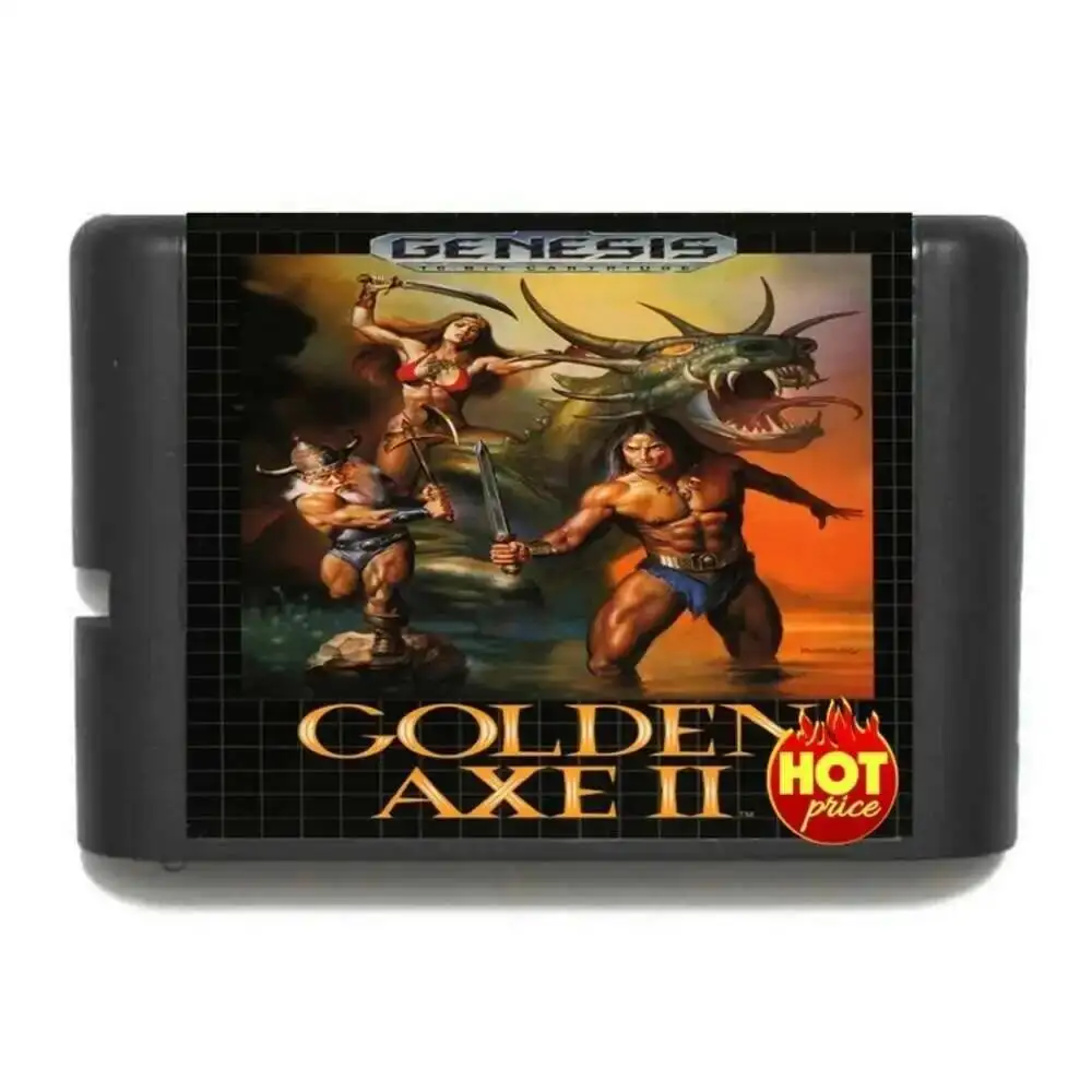 Novo Lançamento: Cartão de Jogo Golden Axe II 16bit MD para Sega Mega Drive e Genesis