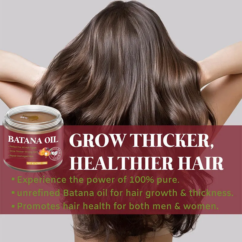 Popularny olejek Batana, 100% naturalny, odżywczy olejek do włosów wzmacniający i regenerujący zniszczone włosy.