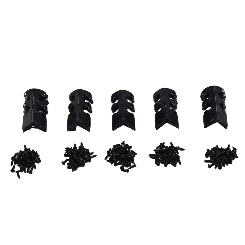 

Premium-30PCS Corner Protectors, Baseboard Corner Protectors Baseboard Corner Protectors Vintage Metal Corner Protector Black