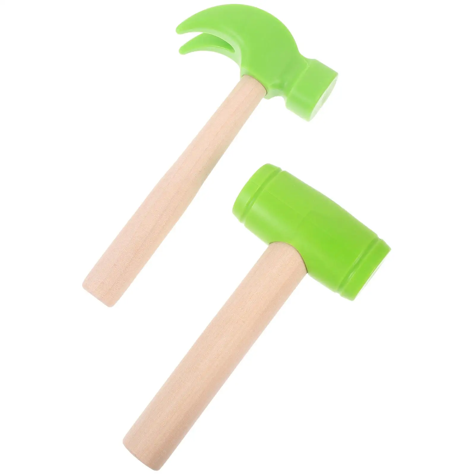 2 Pcs Hammer Toy Toy Kids Pretend Play Children Hammer Compact Small Hitting Toys Children Toys Mallet