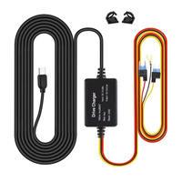 For 70mai Hardwire Kit UP03 Only Type-C Port for 70mai A810 X200 Omni M500 24H Parking Monitor Power Line(A)