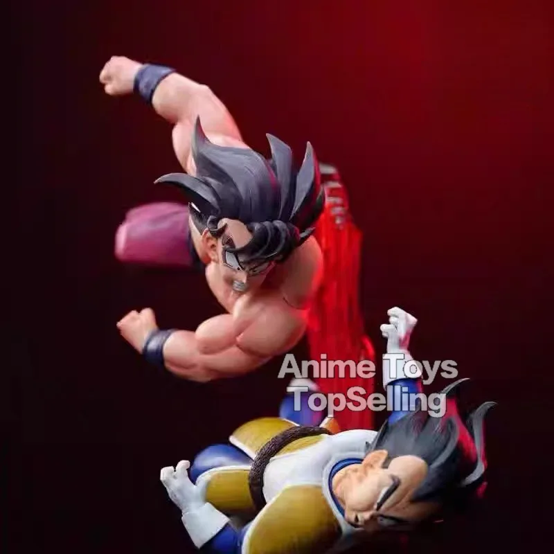 23cm/9.05in 애니메이션 드래곤 볼 Z 그림 Goku Vs Vegeta 그림 Goku 그림 PVC Vegeta Collectible Model Toys Gifts