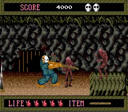 16bits PC Engine HU-CARD : SPLATTERHOUSE