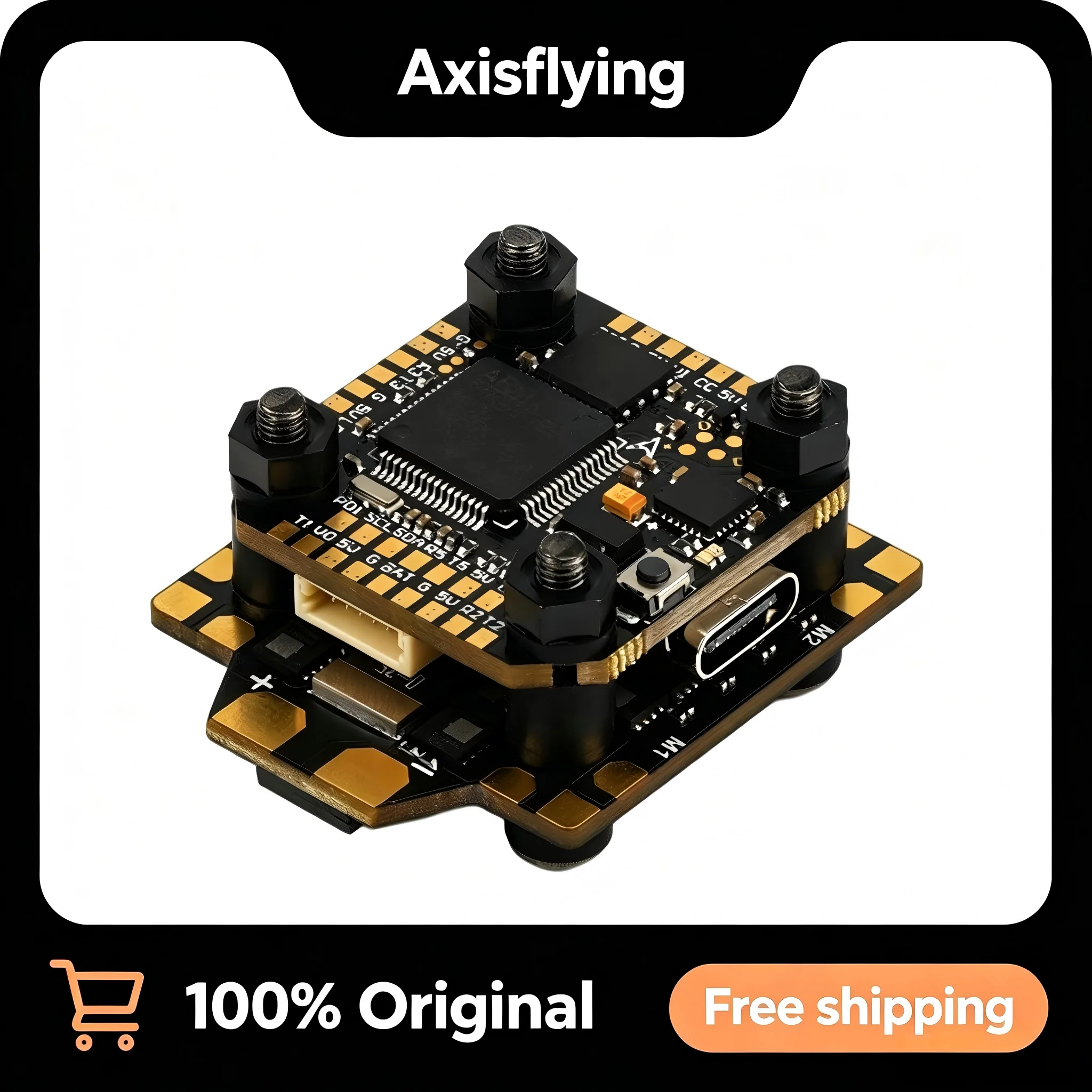 Drone Racing Flight Controller - Axisflying Argus Mini FPV Stack F7