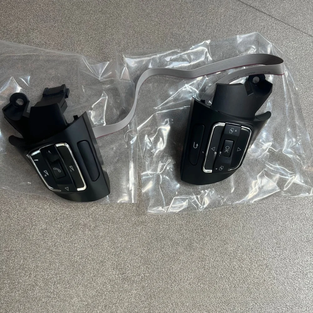 For Passat For b7 and 2011 to 2015 Steering Wheel Button Module Switch 56D959537B 12V Black Plastic Copper Iron