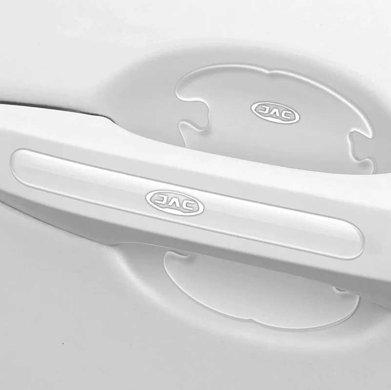 8Pcs Car Door Handle Bowl Scratch Stickers Protective Rearview Protection Strip for JAC Refine J3 J2 S5 A5 J5 J6 J4 Vapour S2 T8