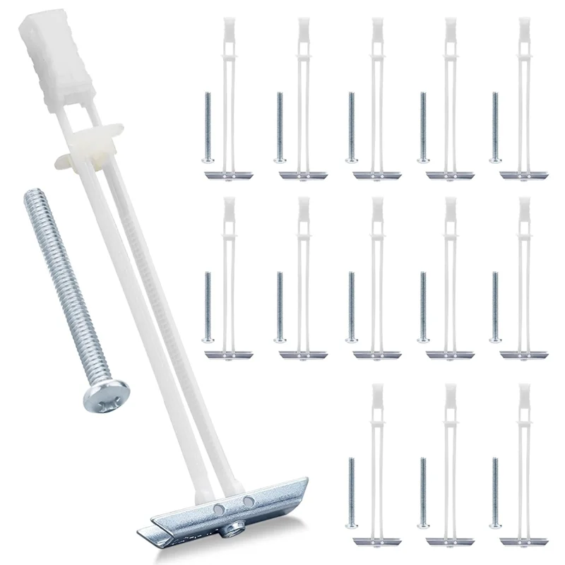 ABRB-Каркер для гипсокартона с болтом для размеров креплений 1/4-20 дюймов, комплект сверхмощных полых анкеров для гипсокартона для крепления телевизора