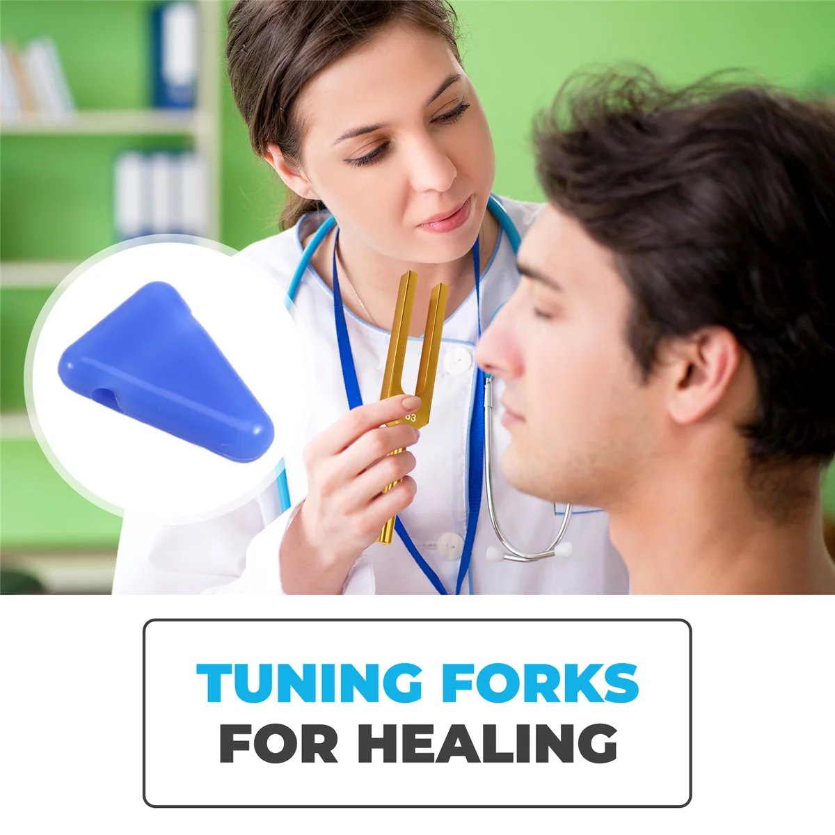 SMIEA F 963HZ Tuning Fork Set, Tuning Fork for Healing Chakra, Sound Therapy, Keep Body, Mind and Spirit in Perfect Harmony