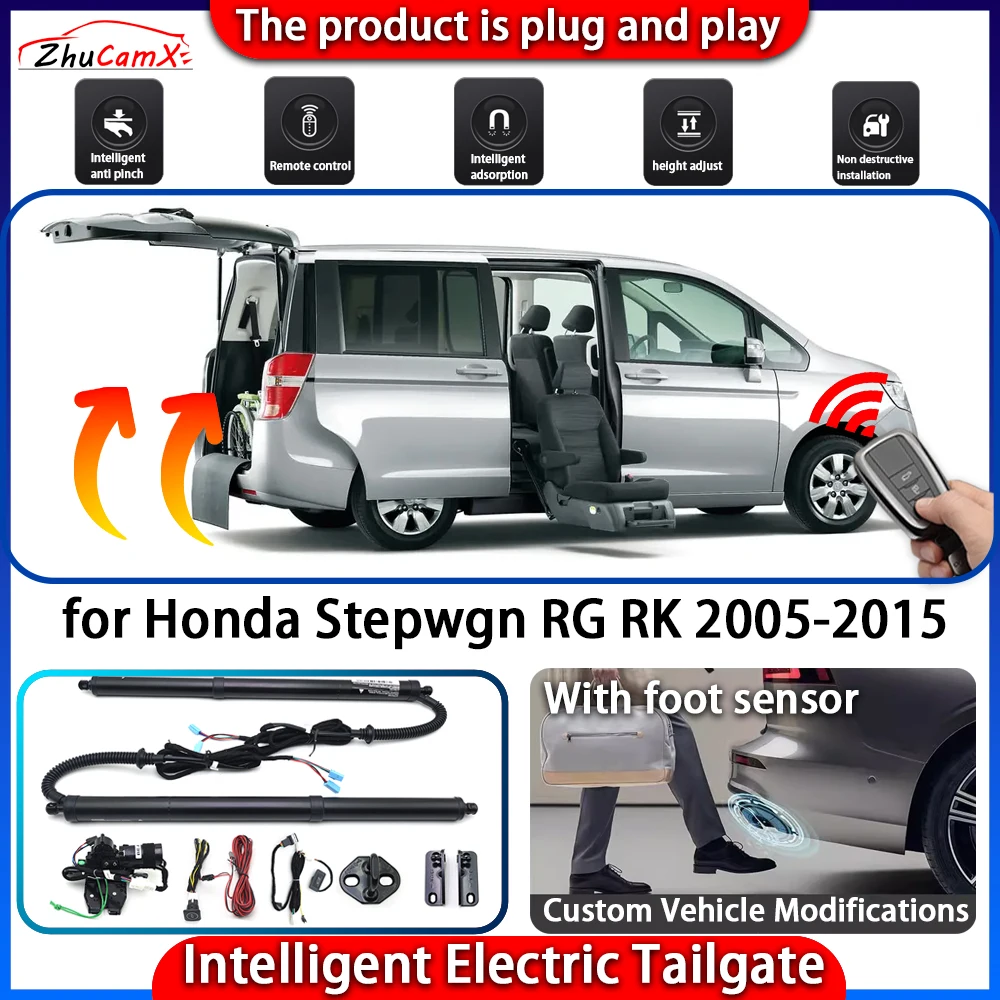 

ZhuCamX Smart Powered Tailgate System for Honda Stepwgn RG RK 2005-2015 Automatic Intelligent Trunk Lift Control Kit