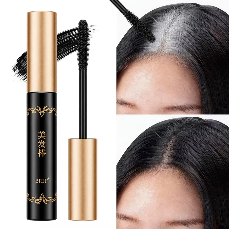 3-Color Quick Touch-Up Hair Stick, Temporary Color Stick, Portable Temporary Quick Cover Hair Pencil, Disposable Hair Dye Comb