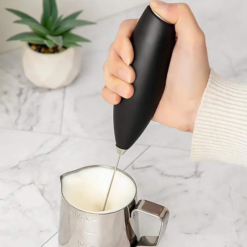 Milk Frother Foam Maker Handheld Powerful Egg Whisk Drink Mixer for Coffee Cappuccino Latte Matcha Hot Chocolate