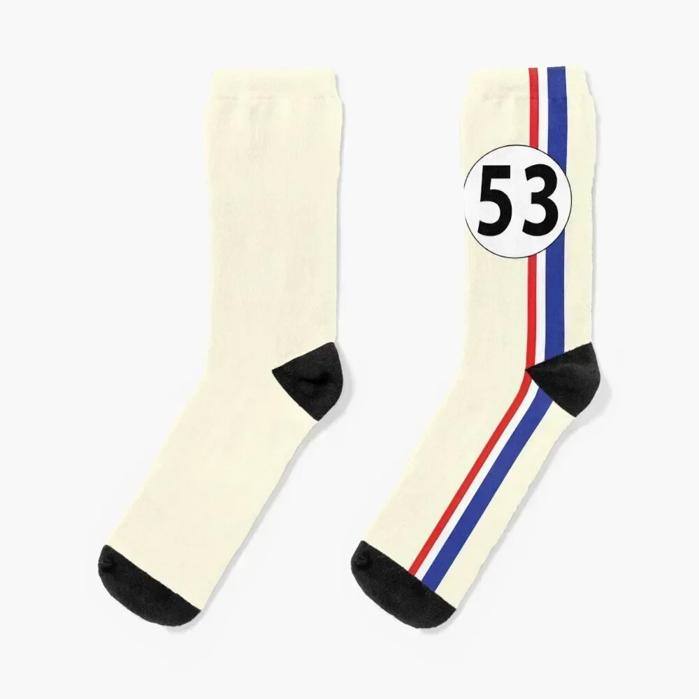 Herbie, number 53 Socks designer anti-slip cotton Socks For Girls Men's