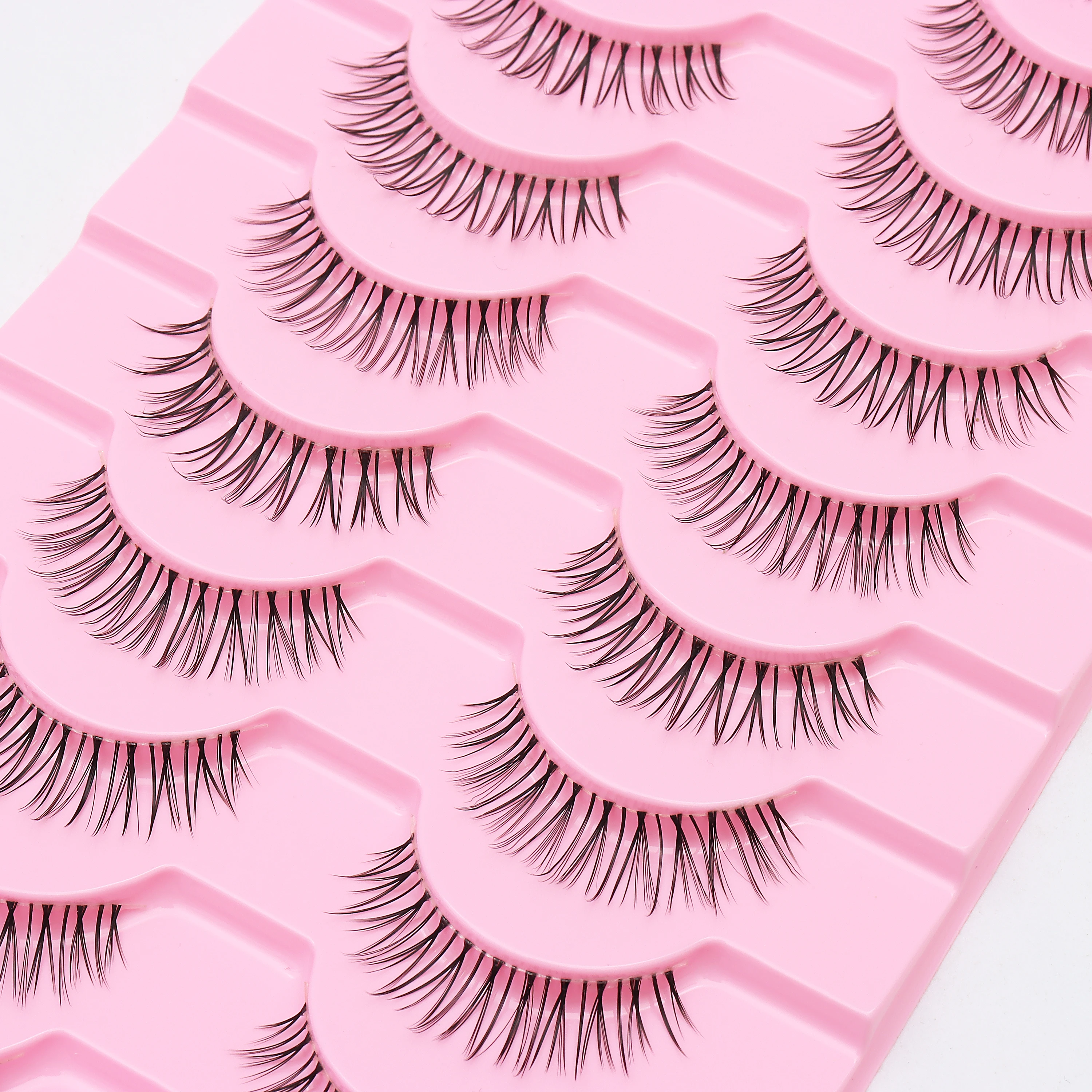 DINGSEN 10 Paar Transparente Anime-Naturwimpern Manga-Wimpern Koreanische Make-up-Wimpern Großhandel Künstliche Wimpern – Detail 19
