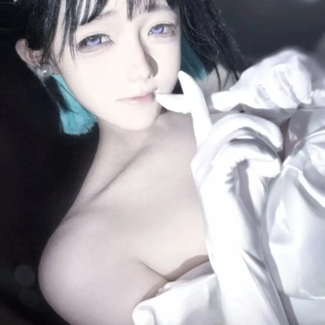 Аниме Alien Stage Sua Косплей Костюм Белое Платье Серьги Sua Косплей Одежда Хэллоуин Наряд