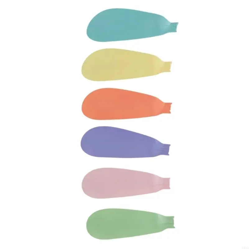 6Pcs Replacement Colorful Fan Blade for E27 Indoor Ceiling Fan With LED Light Small Electric Fan Energy Saving Quiet Liv