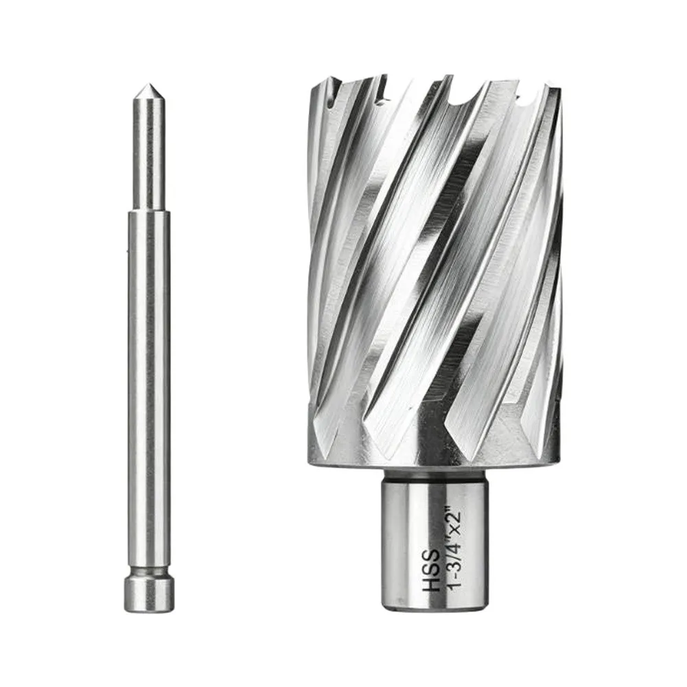 Ground Annular Mag Drill Bit 1-3/4 inch Cutting Size 2 inch Depth 3/4 inch Shank HSS Material for Magnetic Drill Machine