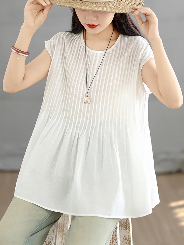 

Летняя женская майка 2026: повседневная, свободного кроя, цветная, с круглым вырезом, без рукавов, универсальная, удобная, дышащая, модная