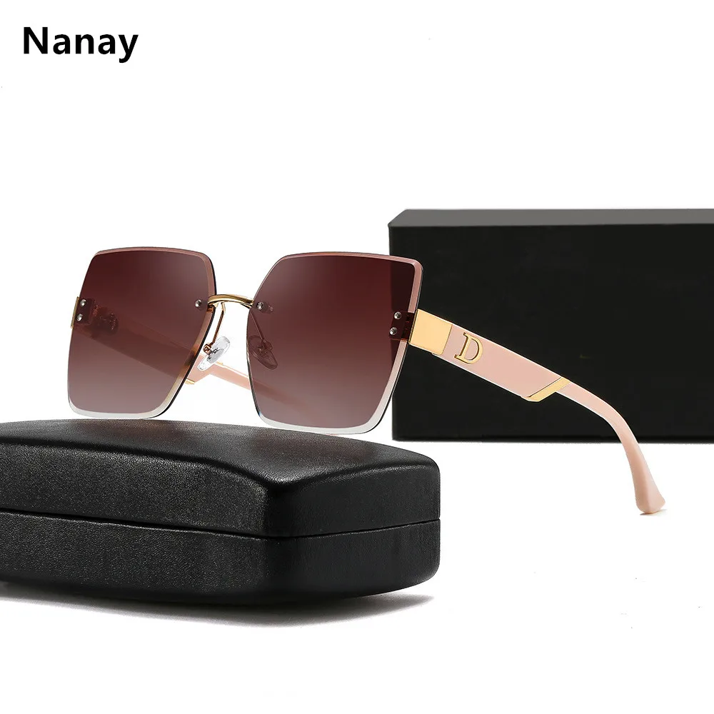 

Luxury Brand Design Summer High-quality Fashion New Ladies Sunglasses Shopping Outdoor Tourism Beach Block UV Glasses