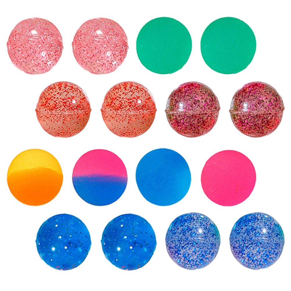 

24 Pcs Colorful Bouncy Balls Decor Round Kids Small Throwing Party Rubber Simple Bouncing Colored Game Child Children