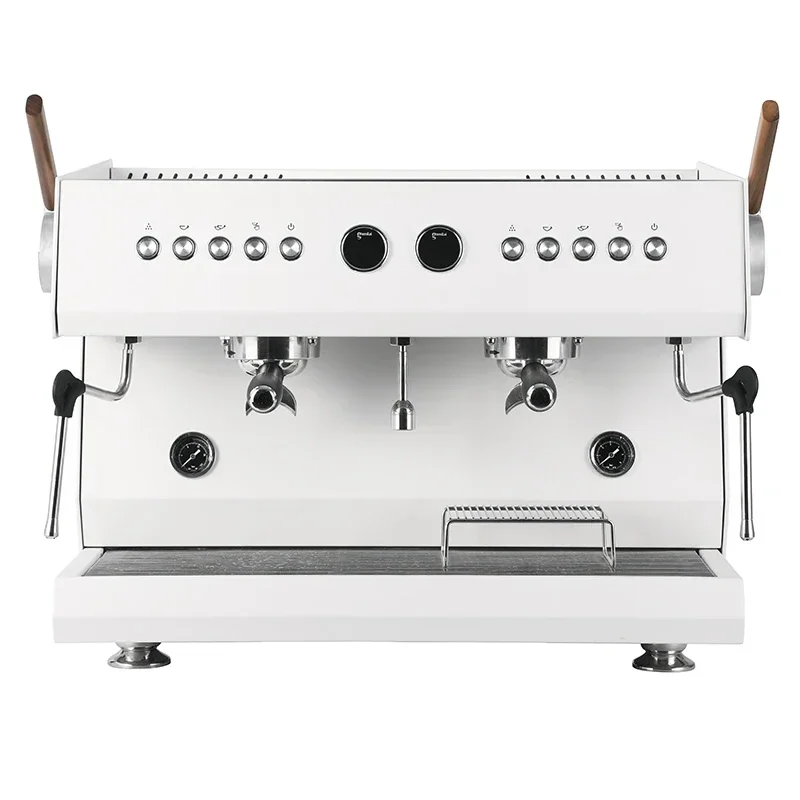 Commercial Coffee Machine CRM3211, 2 Composite Brewing Heads, Independent Multi Boiler System, Automatic Water Inlet