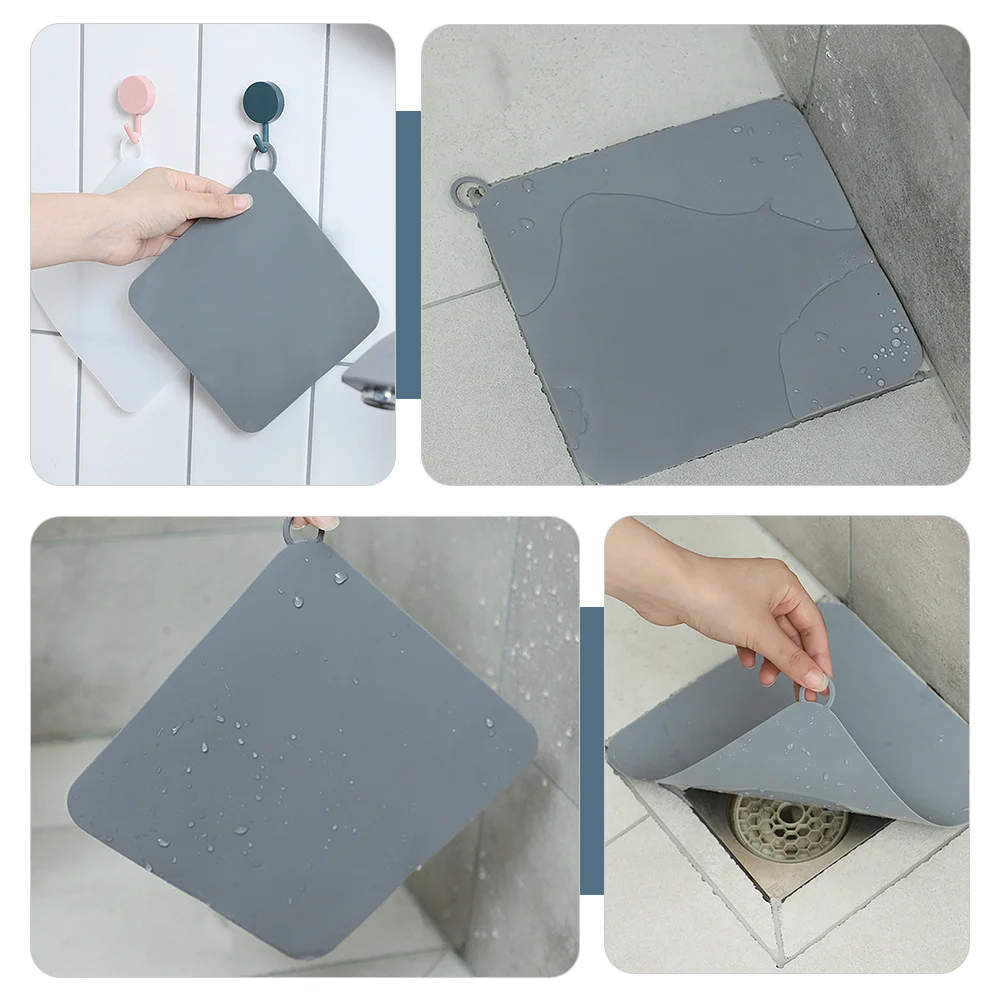 

2pcs Silicone Covers Toilet Sewer Filtering Kitchen Bathroom Sink Sewer Filtering Cover Toilet Drain Caps Bathtub Drain Cover