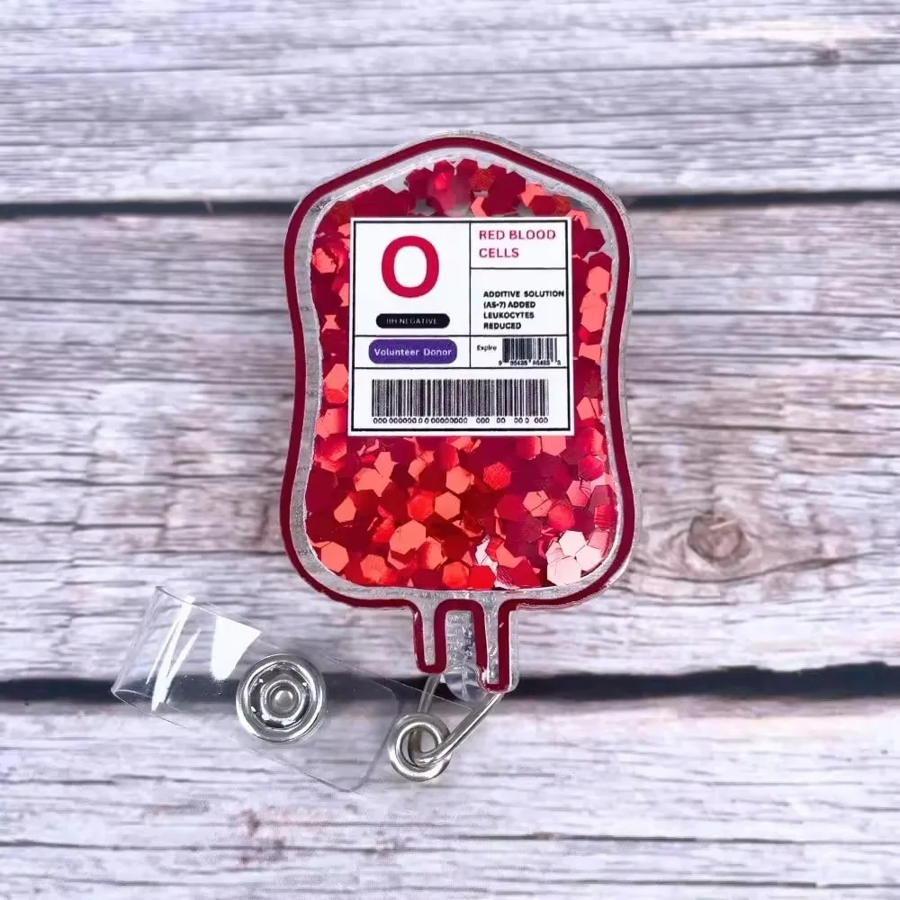 حامل شارة بريق شارة كليب الحبل كليب حامل علامة الاسم الشفاف للطلاب عمال المكاتب الموظفين في الحدث #6