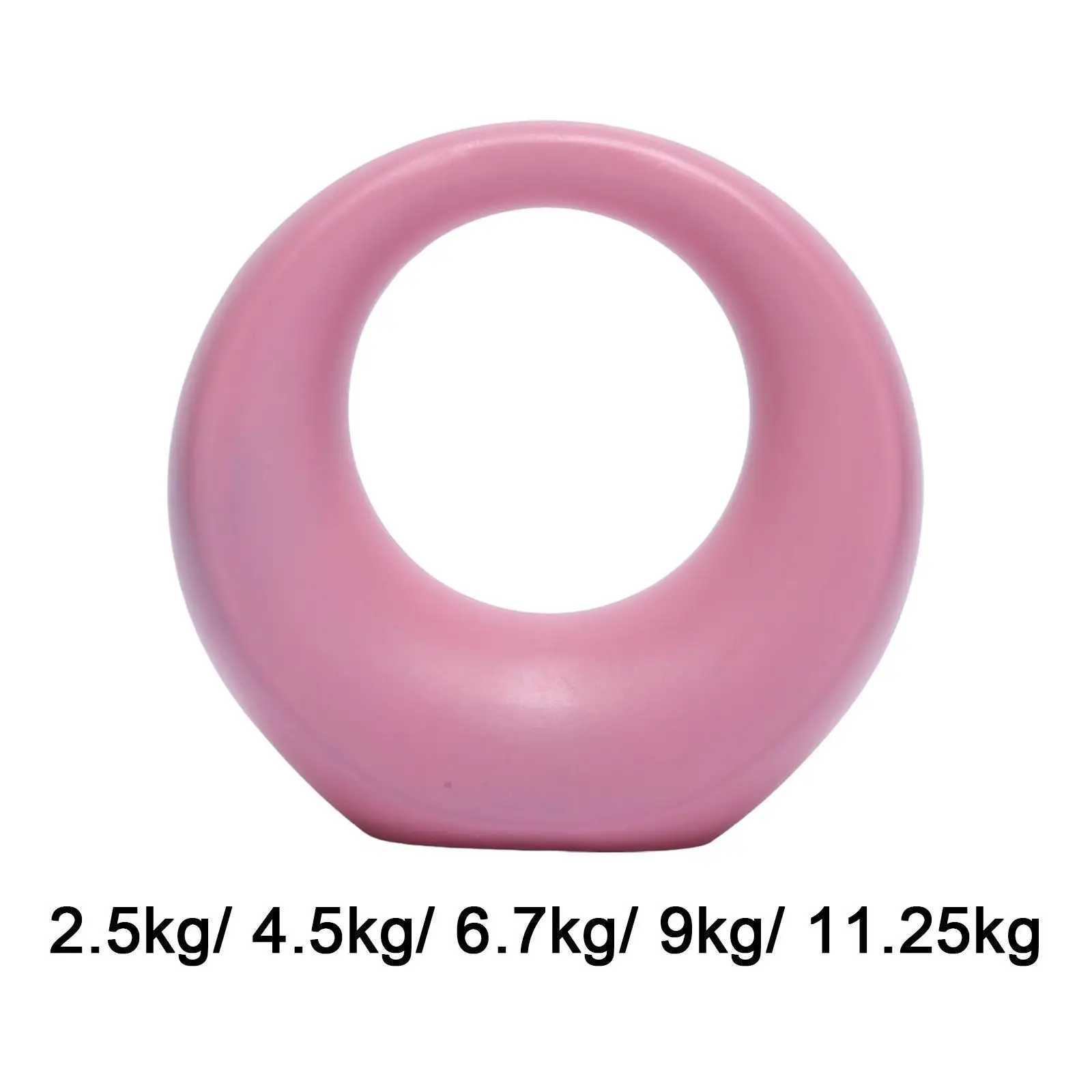 Women Kettlebell Supplies Pink Nonslip Grip Fitness Dumbbell Tools Strength Training for Gifts Workout Home Use Exercise Yoga