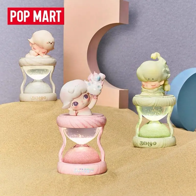 

POPMART DIMOO Limited Edition Time Series Luminous Hourglass Crystal Ball Blind Box interesting toy surprise collection gifts