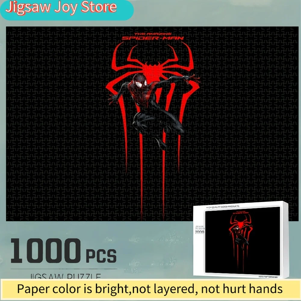 

Spider-Man Classic Comic Movie Character Themed Jigsaw Puzzle, Office Desktop Puzzle, Fun Family Game, Fine Craftsmanship, Ho