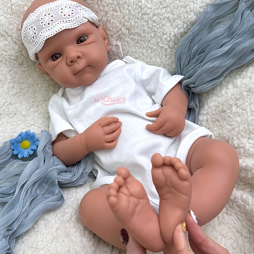 thérapie gériatrique 19 pouces bébé fille Bettie flexible silicone renaissance poupée réaliste lavable confort renaissance poupée cadeau de Noël