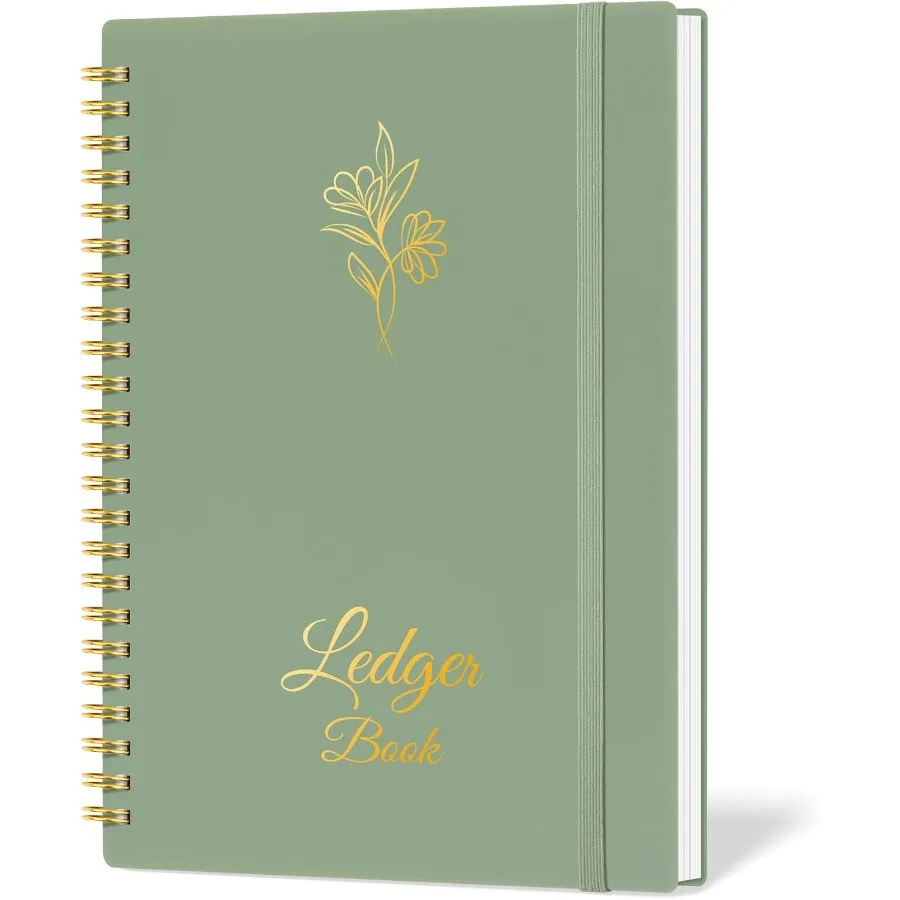 Accounting Ledger Book for Small Business Bookkeeping Personal Use Expense Tracker Notebook for Family Budget Bookkeeping Recor