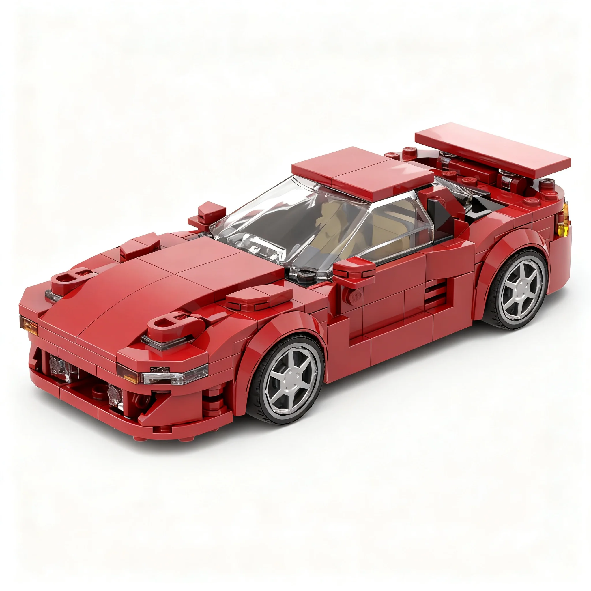 323pcs MOC City Champions Style Mitsubishisss 3000gt VR4 1G Model Building Blocks Toy Craft Birthday DIY Display Creative Idea