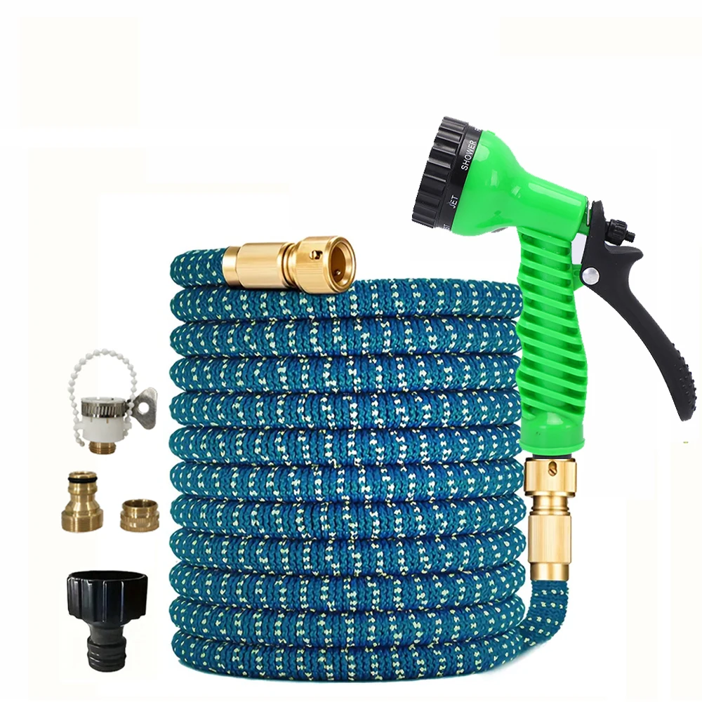 

НОВИНКА! Хит продаж! Садовый шланг-катушка, расширяющийся, высоконапорный, гибкий, для мойки автомобилей и полива сада, волшебный шланг для орошения.