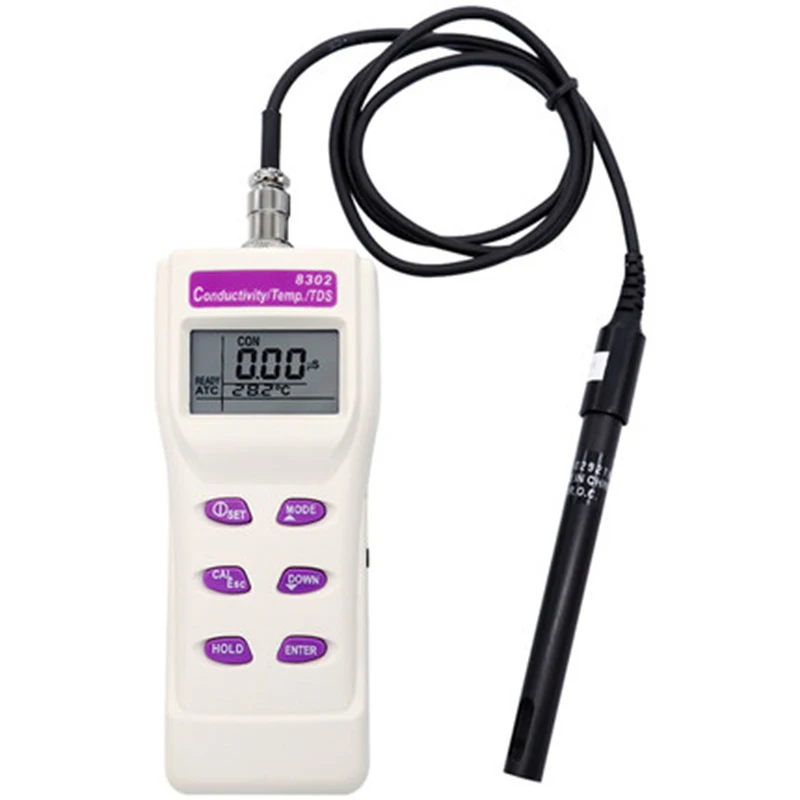 AZ-8302 AZ8302 المحمولة Cond TDS متر الموصلية TDS تستر جهاز اختبار جودة المياه