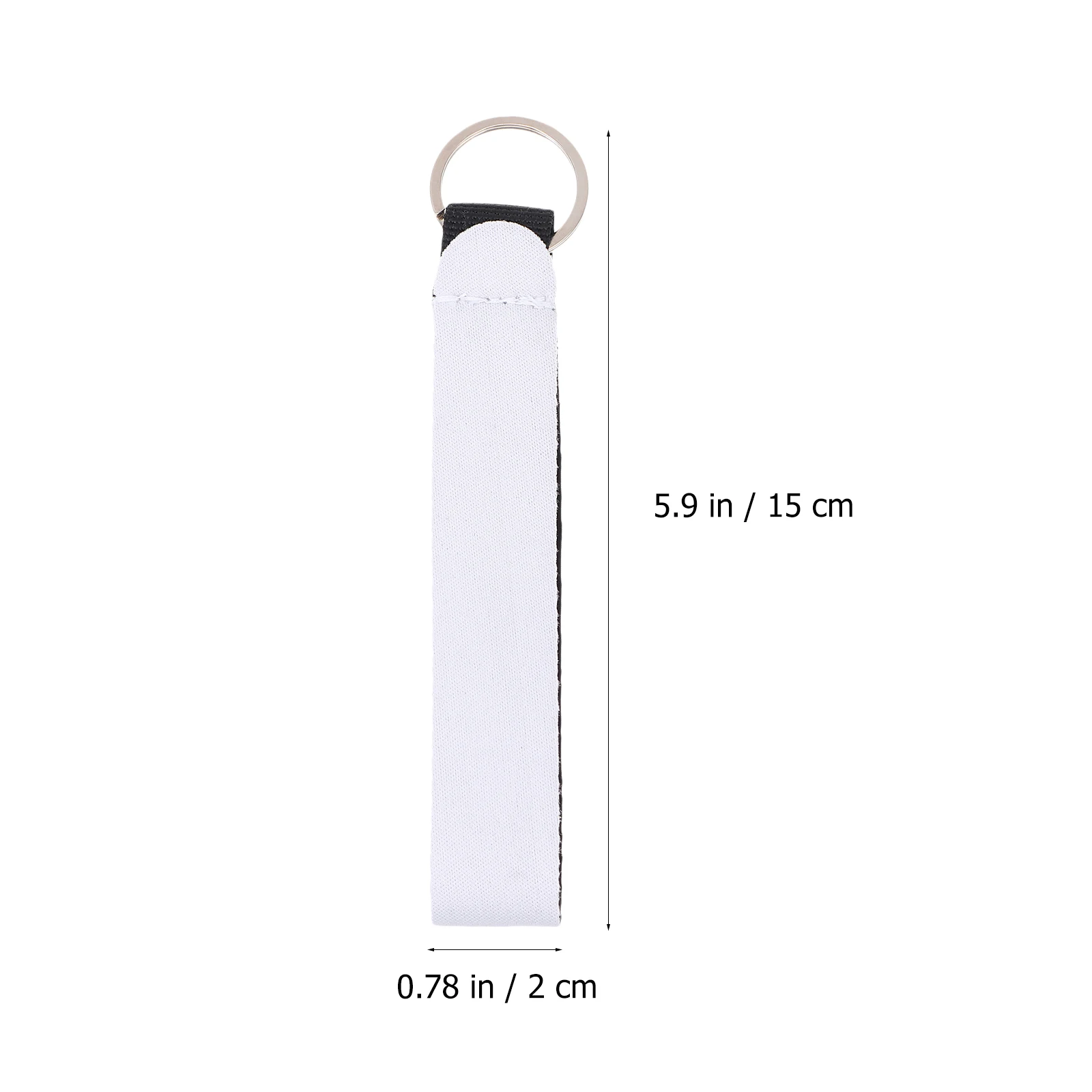 

30 pcs Key Chain Lanyards White Durable Multipurpose Key Rings For Car Door Keys Practical Holder Accessories Jewelry Making