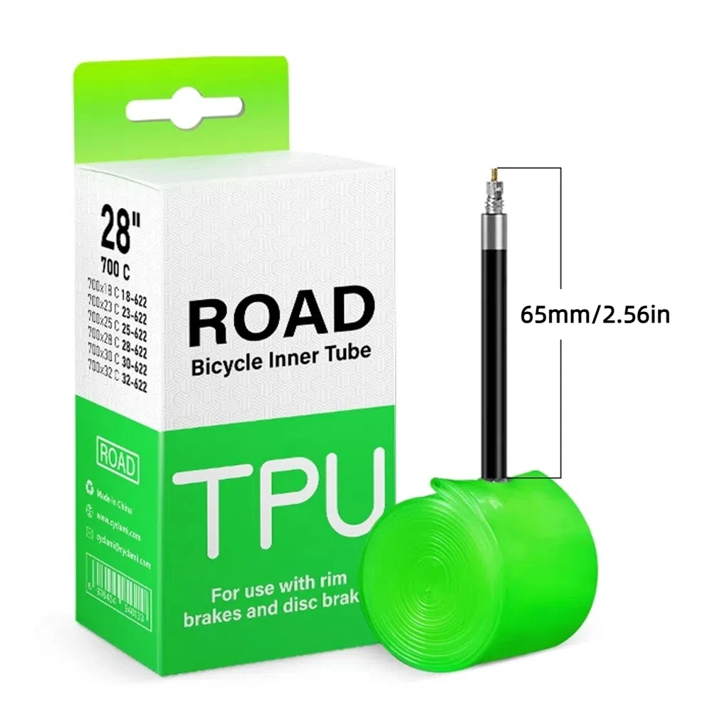 700C 700 X 18 23 25 28 30 32 CYCLAMI Bike TPU Inner Tube TPU Material Stab-proof Bike Inner Tube Ultralight Bicycle Accessory