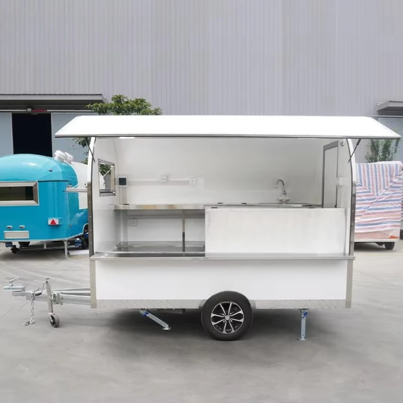 Economical and Practical Ice Cream Cart Mini Truck Food Coffee Carts for Sale Food Truck with DOT Certificate Customizable