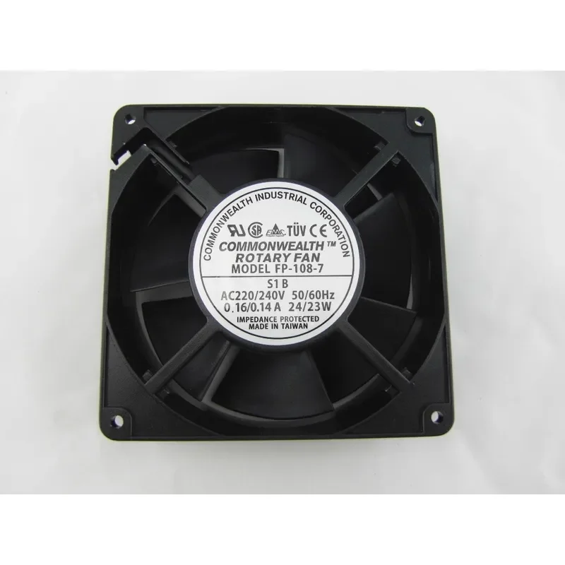 For COMMON Sanxie FP-108-7 12738 220V 24W 23W Metal High Temperature Resistant Freezer Fan