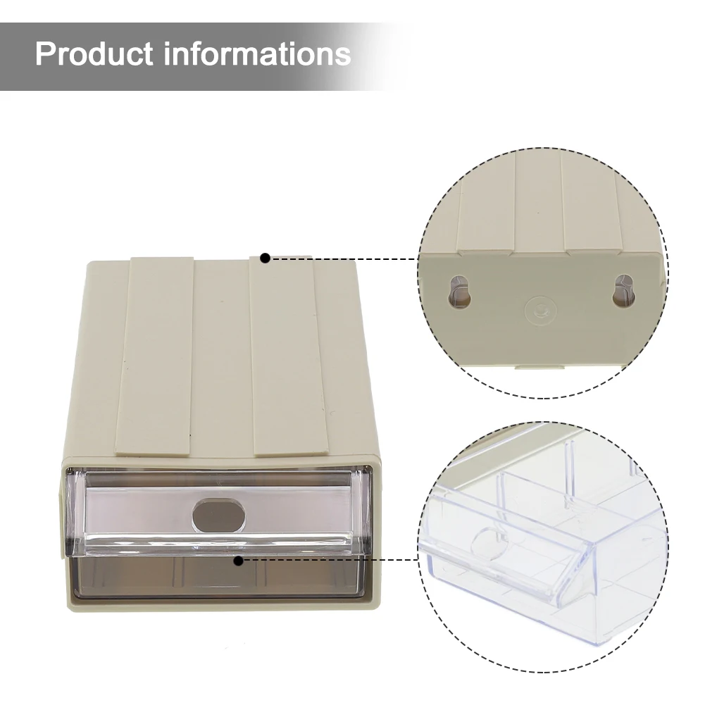 Organizers Storage Box Component Screws Hardware Parts 180*95*50mm 1Pcs PE Stackable Storage Boxes Tool Box Practical