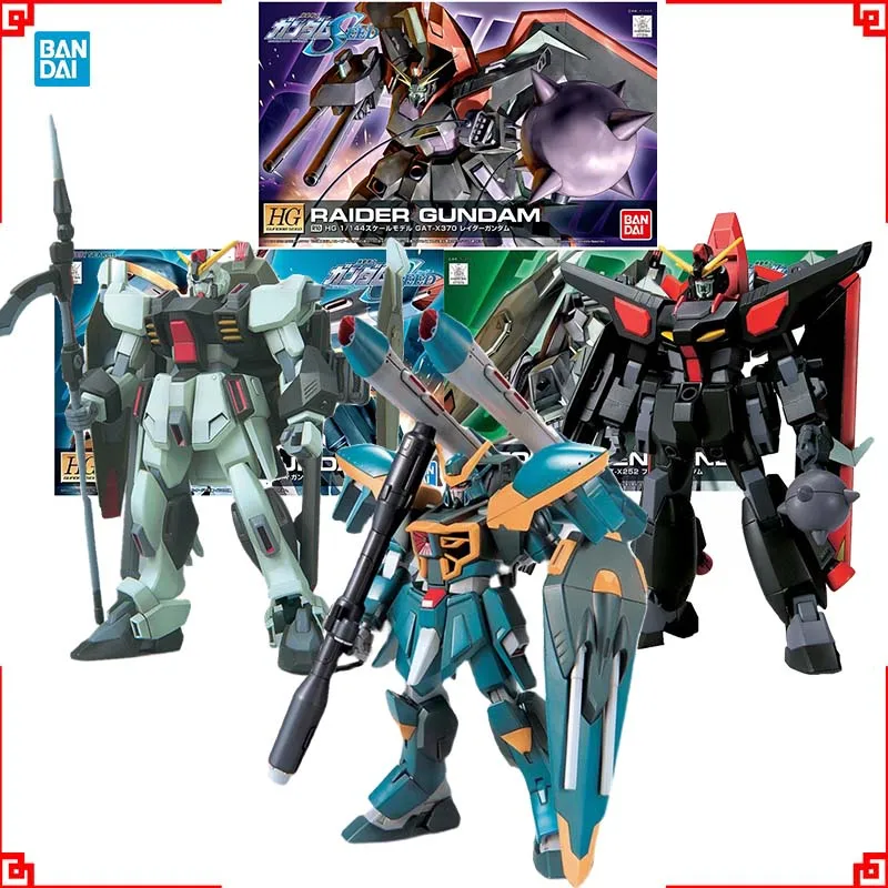 

Bandai Gundam Model Kit HG Seed Calamity Forbidden Raider Action Figure Gunpla Building Kit Anime Figures Toys For Men Gift