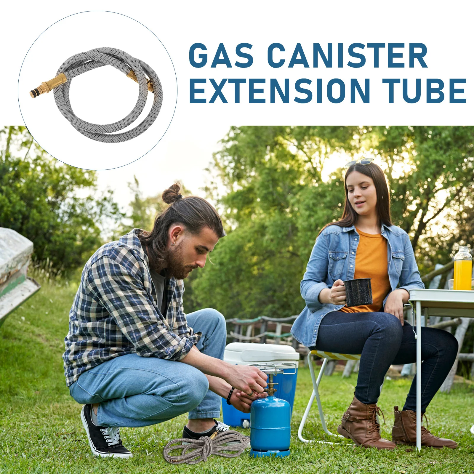 

Versatile Propane Hose 50cm Stainless Steel for Gas Range Rv Tank and Camping Stove Connection Rv Propane Tank Hose