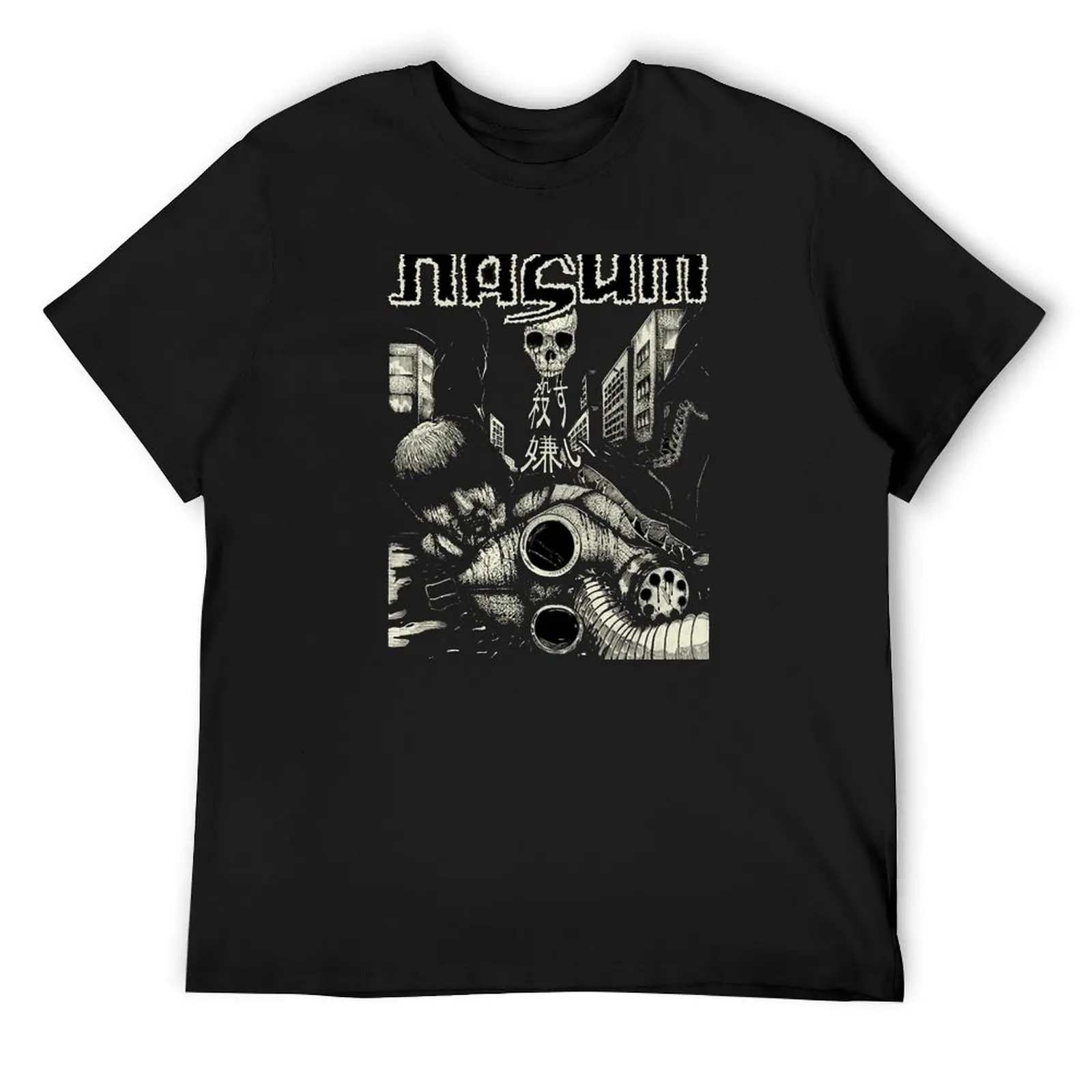 NASUM METAL BAND PUNK ROCK T-Shirt Aesthetic clothing heavyweights customs design your own cheap stuff funny t shirts men