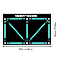 90cm Football Training Mat Durable Non Slip Foldable Kids Adults Dribble Training Mat Football Training Indoor Ourdoor Equipment 3