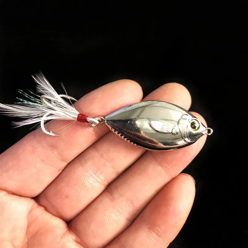 Angeln Locken Fisch Form Jigs 15g 20g 30g Shore Cast Jigbait Künstliche Köder Minnow VIB Bass mandarin Harten Köder – Detail 8