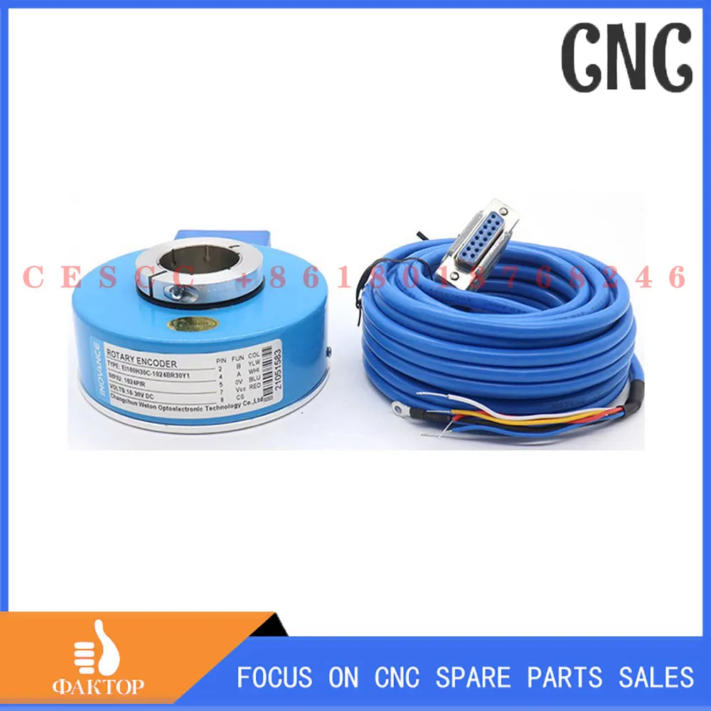 

EI100H30C-1024BR30Y1 CNC photoelectric rotary encoder hollow shaft asynchronous machine elevator accessories