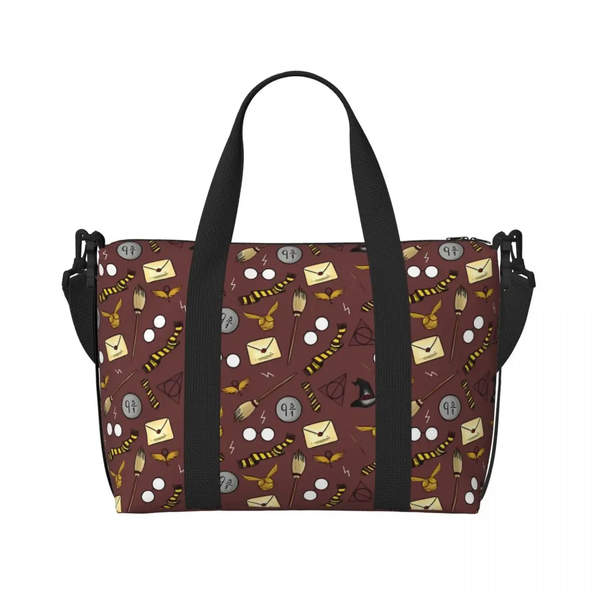 

Изготовленная на заказ большая сумка H-Harrys для женщин, большая вместимость, волшебная школа, пляжный спортзал, дорожные сумки