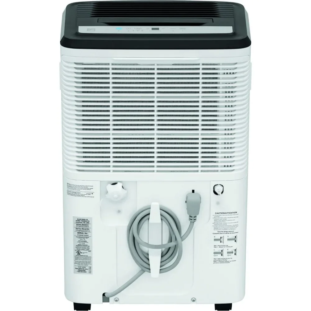 50 Pint Dehumidifier with . 4,500 Square Foot Coverage. Ideal  Large Rooms and Basements. 1.7 Gallon Bucket Capacity