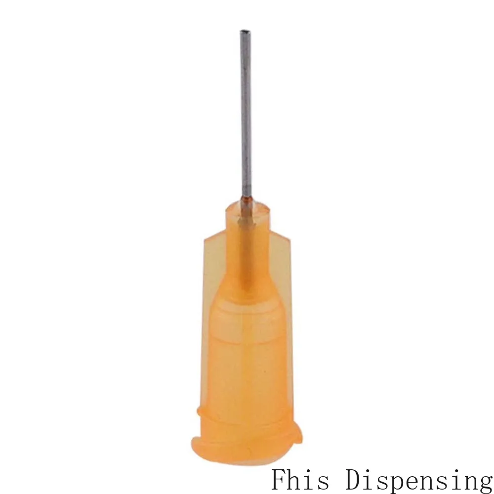 Pack Of 100แบน0.5 "ความยาวท่อ Dispensing เข็ม23G